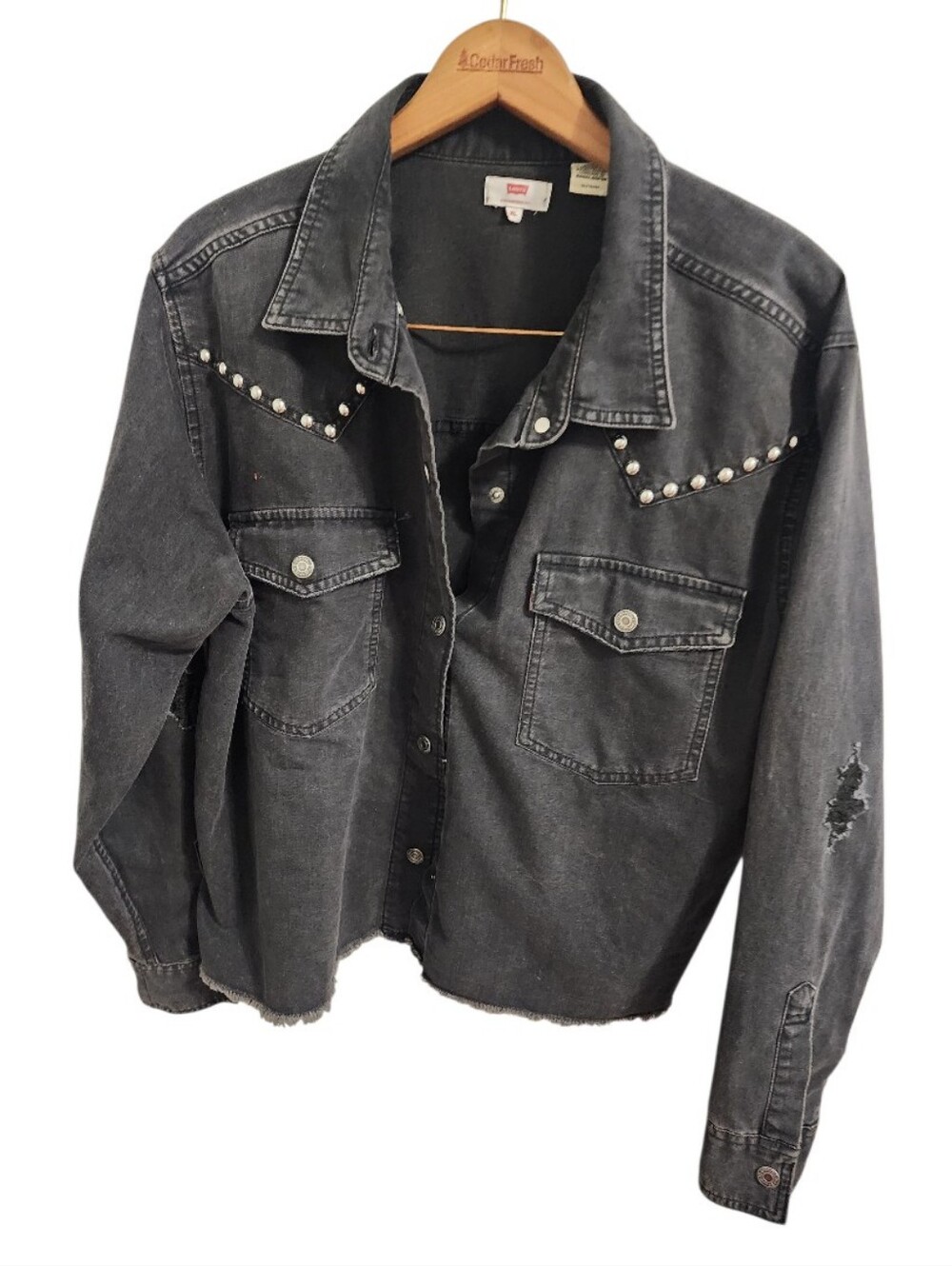 Levi's Distressed Denim Shirt